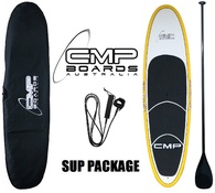 All Rounder Stand Up Paddleboard Package 10' 10'6" 11'4" (Yellow Air SUP) 