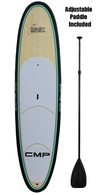 All Rounder Stand up Paddle board with Paddle 10' 10'6" 11'4" (Bamboo Aqua SUP)